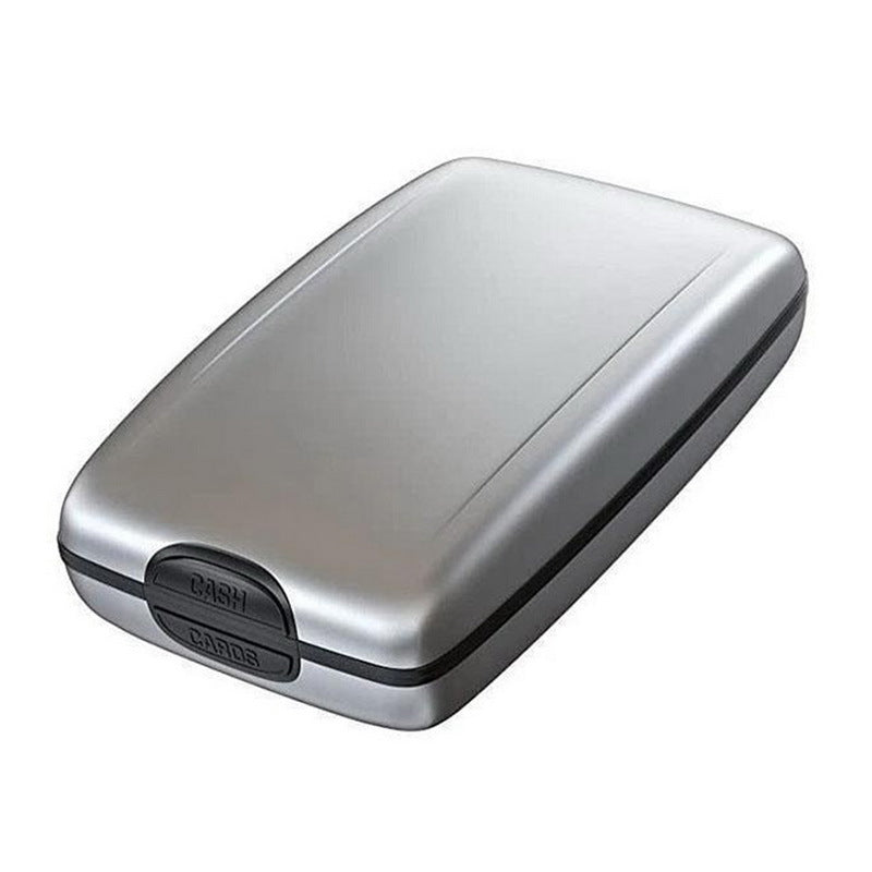Fashion Bank Card Business Card Case Aluminum Alloy Bank Card Wallet Card Holder Bag Aluminum Bag - Korvel