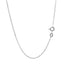 Chaîne en maillons facettés en or blanc 14k - 1,3 mm