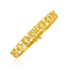 Bracelet en or jaune 14 carats tressé