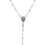 Elegant Sterling Silver Rosary Necklace with Fine Beads