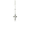 Elegant Sterling Silver Rosary Necklace with Fine Beads