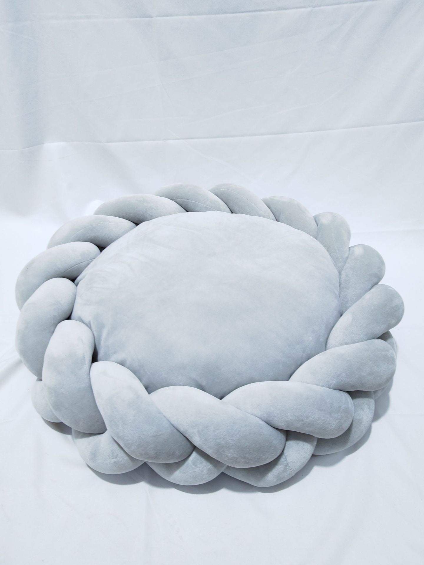 Pet kennel Fried Dough Twists dog kennel filling yarn cat kennel round universal mat detachable cat kennel dog kennel - Korvel