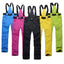 Women Men Ski Pants Brands Outdoor Sports Suspenders Windproof Waterproof Trousers - Korvel