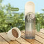 Portable Dog Water Bottle Dispenser - 2 in 1 Leakproof Design
