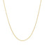 Chaîne à perles en or jaune 14k 1,0 mm
