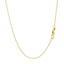Chaîne à perles en or jaune 14k 1,0 mm