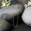 Chaîne à perles en or jaune 14k 1,0 mm
