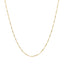 Chaîne Singapore en Or Jaune 14k - Élégance de 0,6 mm