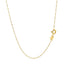 Chaîne Singapore en Or Jaune 14k - Élégance de 0,6 mm