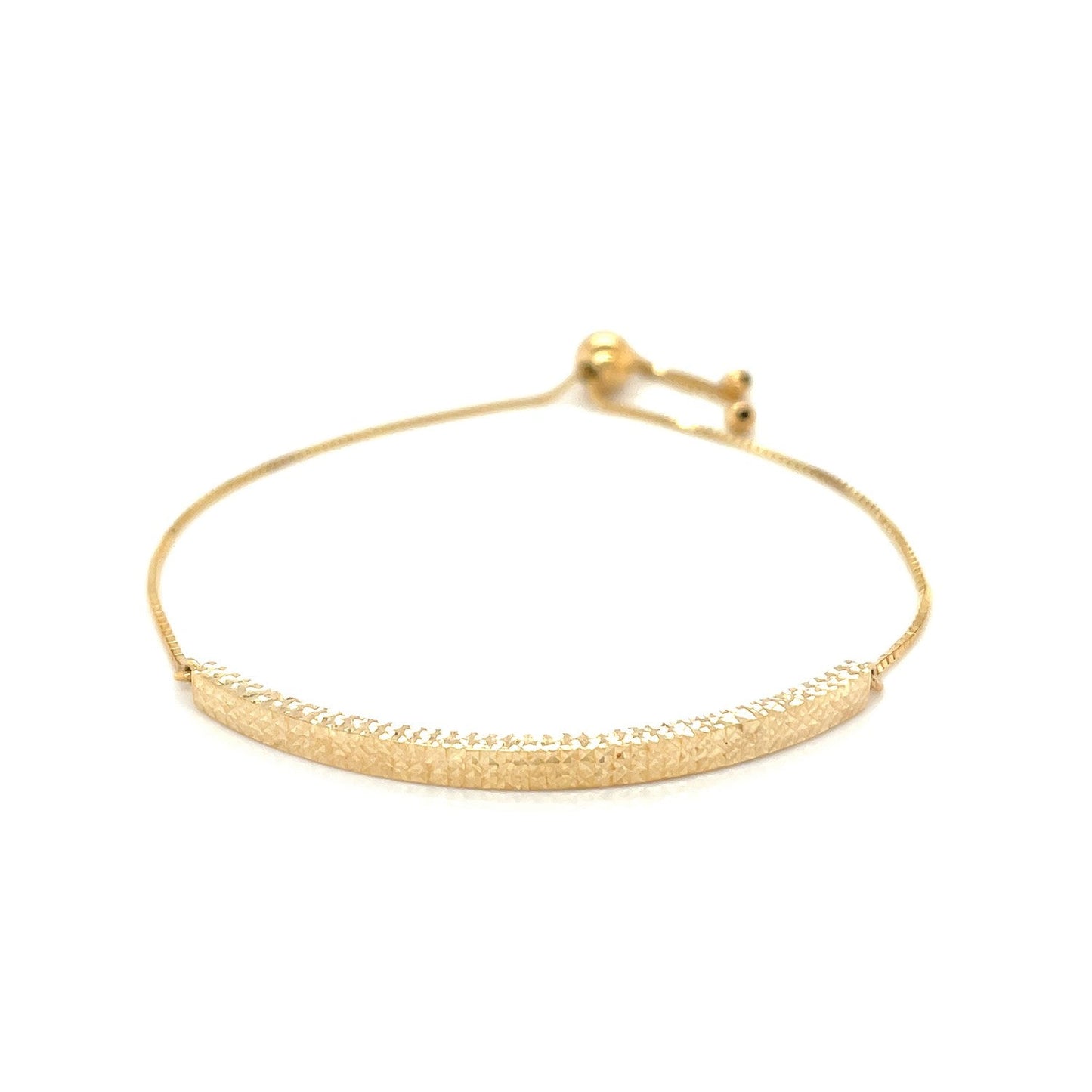 Bracelet Lariat en Or Jaune 14k
