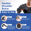 Touchscreen controller hole shaped shoulder protection electric heating shoulder protection heating vibration massager - Korvel
