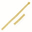 10k Yellow Gold Semi Solid Miami Cuban Chain - 7.25mm