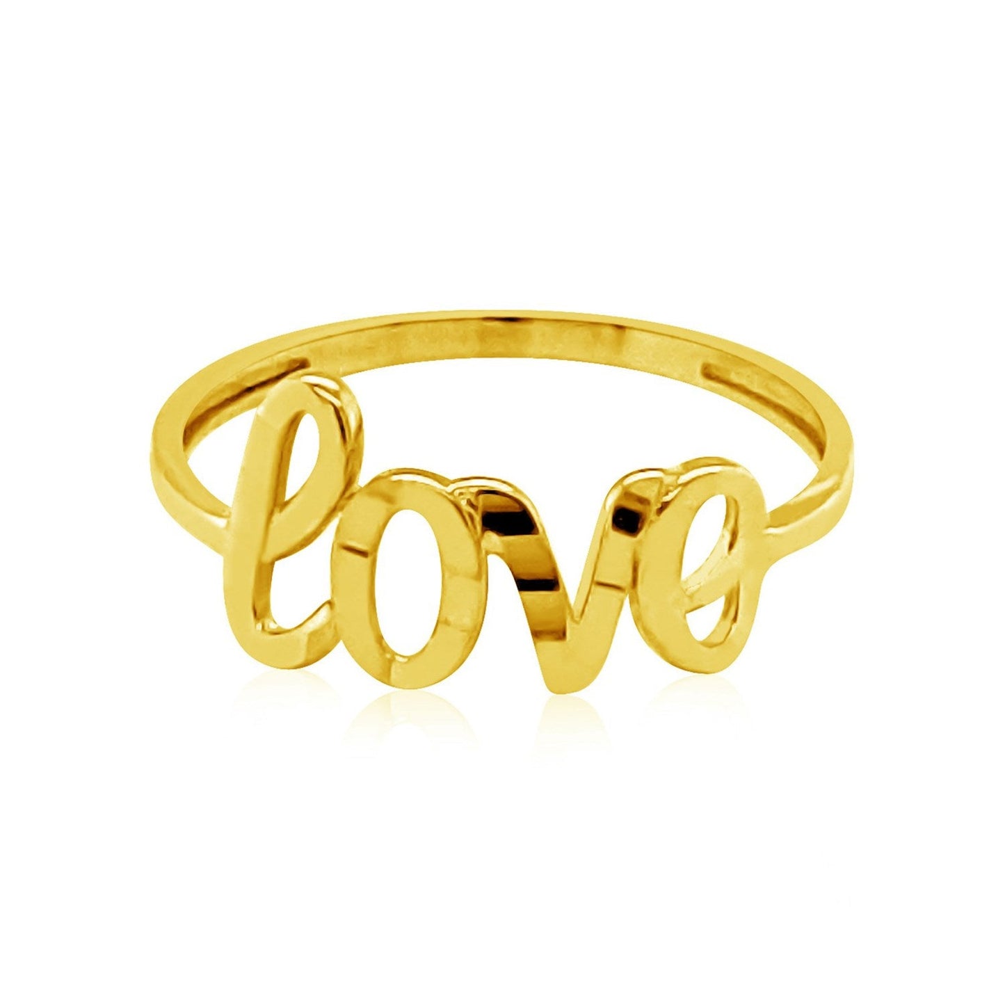 14k Yellow Gold Engagement Ring