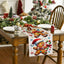 New Gingerbread Man Table Flag Christmas Party Decoration Tablecloth Mat Living Room Dining Room Tablecloth Printed Tea Table Fabric - Korvel