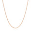 18k Rose Gold Oval Link Chain - 1.5mm