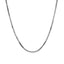 14k White Gold Milano Chain - 1.1mm Elegance