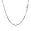 14k White Gold Milano Chain - 1.1mm Elegance