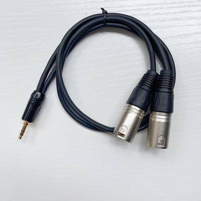 Premium 3.5mm to Dual XLR Audio Cable