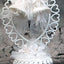Satin Bells, Cœurs Tissés Cake Topper - 9" de hauteur
