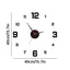 DIY Frameless Creative Wall Clock Wall Decal: A Silent and Stylish Addition for Home Decor, Ideal for Living Rooms and Offices - Korvel