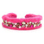 Elegant Rabbit Hair Rhinestone Hair Hoop for Women