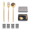 Premium 304 Stainless Steel Portable Flatware Set