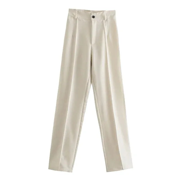 Pantalons Droits de Bureau Premium