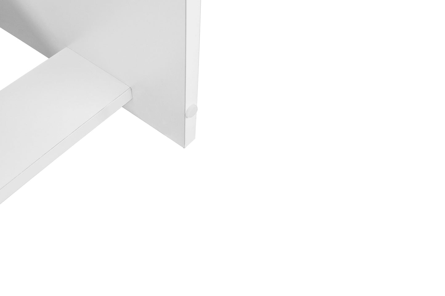 Makeup Vanity Desk With LED Lighted Mirror ,Dressing Table Set With 2 Large Drawers 10 LED Light ,White Color - Korvel