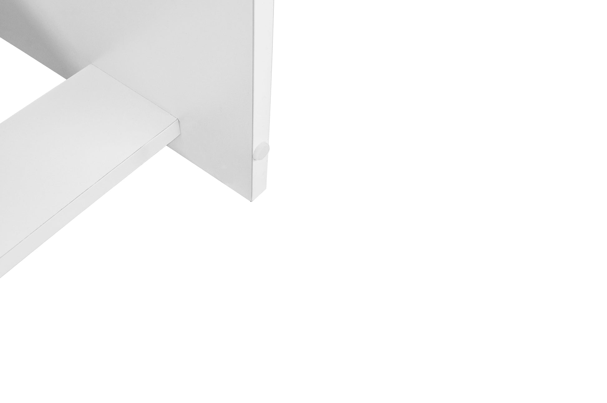 Makeup Vanity Desk With LED Lighted Mirror ,Dressing Table Set With 2 Large Drawers 10 LED Light ,White Color - Korvel