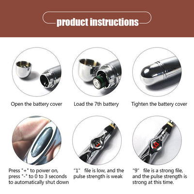 Electric Acupuncture Pen for Relaxation and Wellness