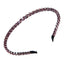 Winding String Crystal Thin Edge Headband Female Fashion Super Flash Party Hair Pressing Shampoo Headwear - Korvel