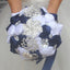 Artificial Wedding Bouquets Hand Made Flower Rhinestone Bridesmaid Crystal Bridal Wedding Bouquet - Korvel