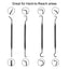 7pcs/Set 3pcs Steel Wire Brush + 4pcs Nylon Pick Set Universal Gun Hunting Cleaning Kit Tactical Rifle Pistol Gun Cleaning Tool - Korvel
