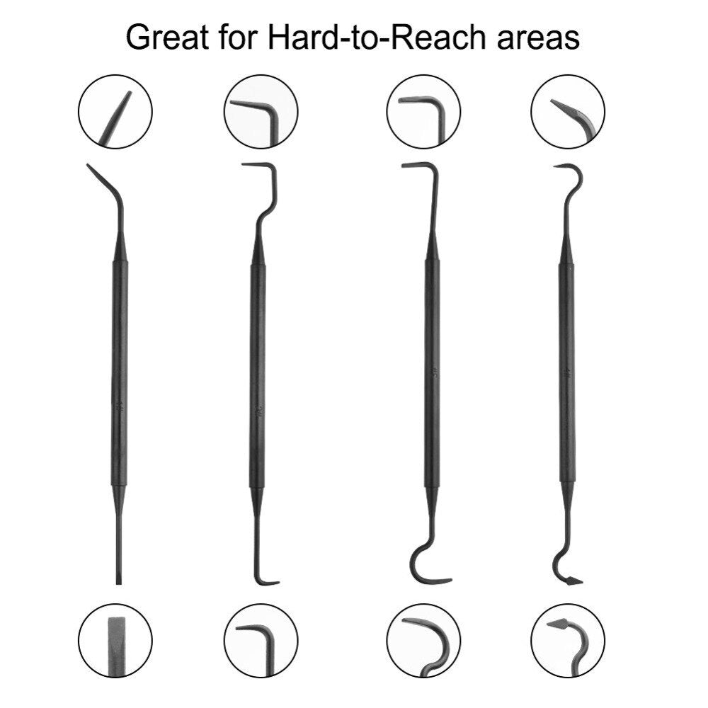 7pcs/Set 3pcs Steel Wire Brush + 4pcs Nylon Pick Set Universal Gun Hunting Cleaning Kit Tactical Rifle Pistol Gun Cleaning Tool - Korvel
