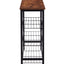 DN 4-Tier Metal Shoe Rack, Modern Multifunctional Shoe Storage Shelf with MDF Top Board, 1 pc per carton - Korvel