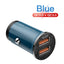 Chargeur de voiture KUULAA Quick Charge 4.0 48W pour appareils mobiles