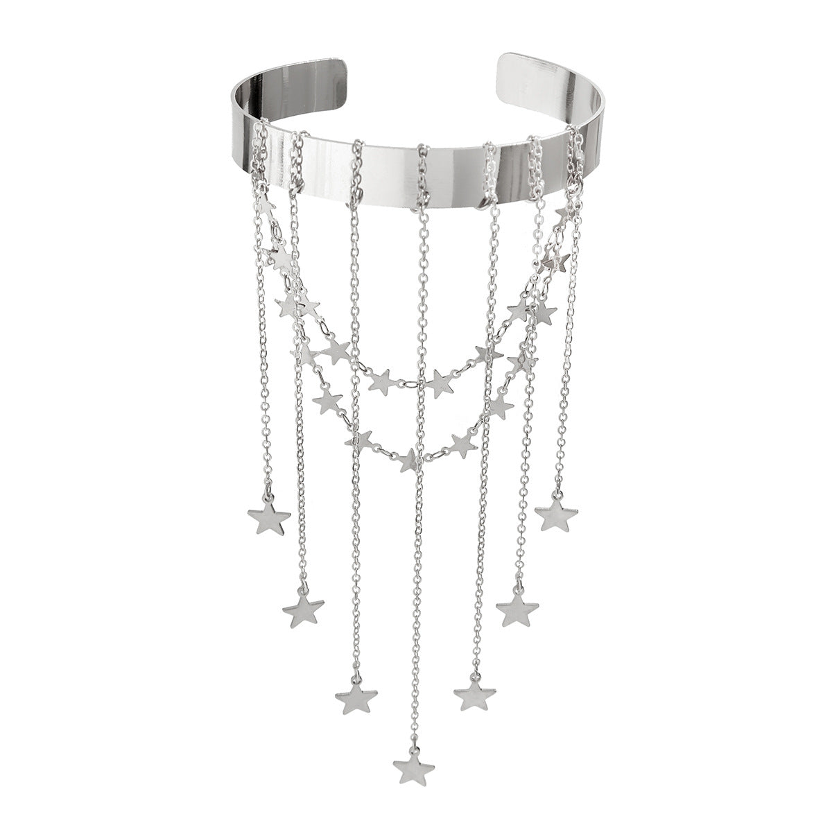 Western style beaded tassel arm chain jewelry Bohemian love arm bracelet for women - Korvel