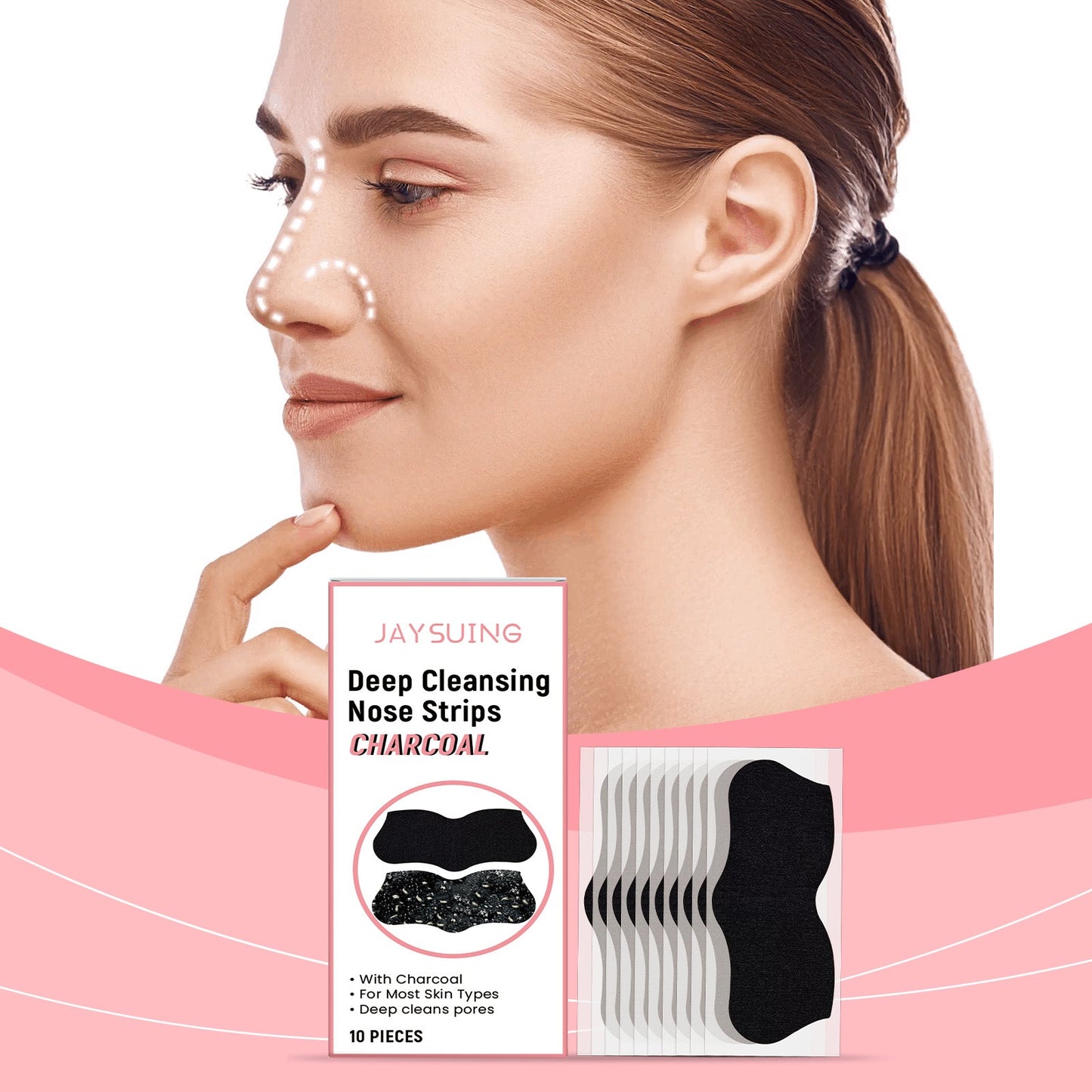Patches de nez pour points noirs premium pour un nettoyage en profondeur