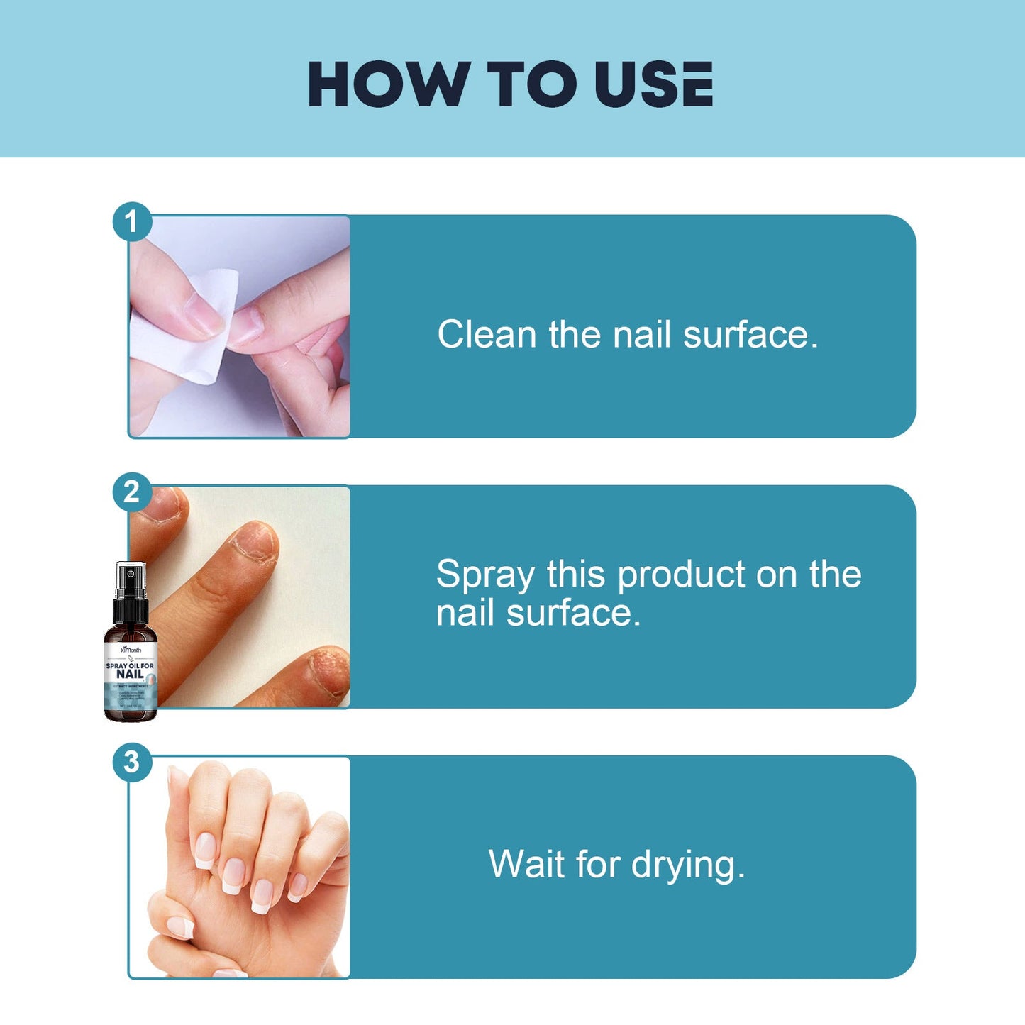 Nail Care Spray for Strengthening and Moisturizing