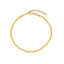 14k Yellow Gold Spaced Bead Bracelet (3.00 mm)