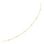 Collier en or jaune 14 carats avec perles blanches