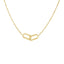 Collar de Rectángulos Interconectados de Oro Amarillo de 14k