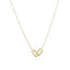 Collar de Rectángulos Interconectados de Oro Amarillo de 14k