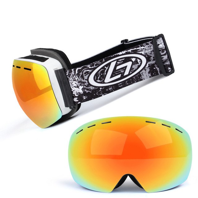 Lunettes de ski premium avec protection UV et caractéristiques anti-buée