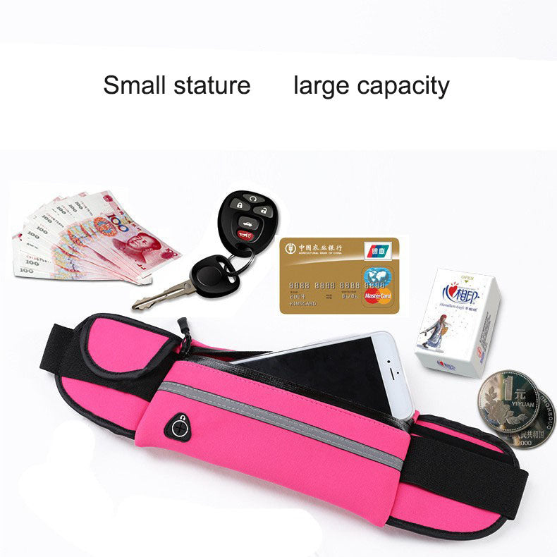 Outdoor Travel Running Waist Bag Express Motorcycle Velcro Large Capacity Portable Waist Bag - Korvel