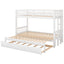 Cama litera con cama nido - Blanca