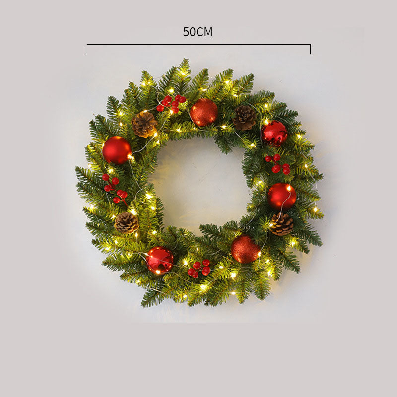 Corona de Navidad de Ratan Elegante - Disponibles en Múltiples Tamaños