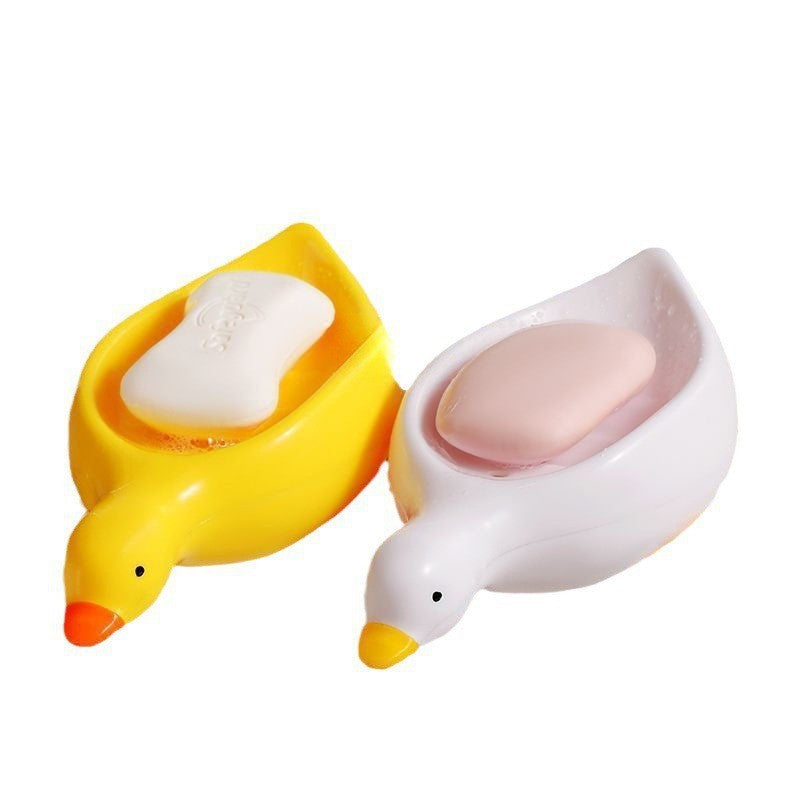 Cute little yellow duck soap box draining toilet sink new soap box - Korvel