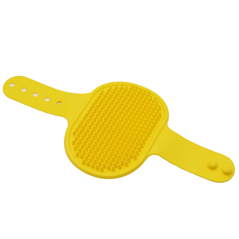 Brosse en caoutchouc souple pour chiens et chats