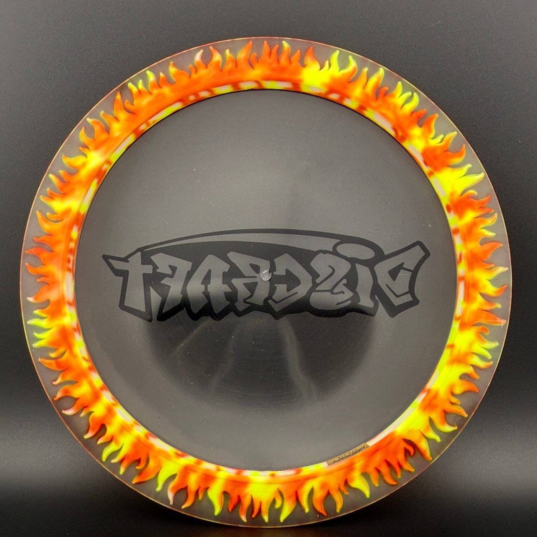 Fly Dye FuZed Scorch - Graffiti Bar Stamp Disc Golf Driver